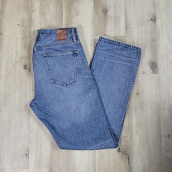 Men's Gap Straight Leg Blue Denim Jeans 33x32 - Picture 2 of 6